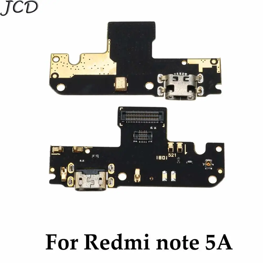 JCD для Xiaomi Redmi Note 7 6 5 Pro 5A для Redmi 5 Plus 6A зарядный порт Соединительная плата Запчасти гибкий кабель с микрофоном - Цвет: For Redmi note 5A