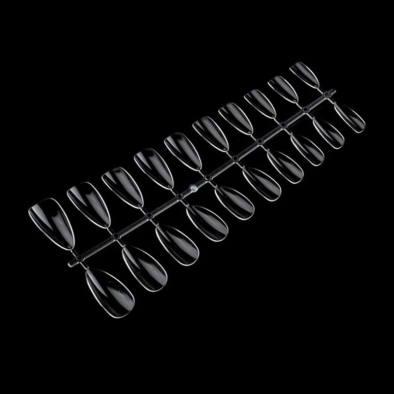 500 Pcs Water Drop Traceless Nail Film Thin Tip Transparent Nail Film Mount Patch Card Polish Display Board Makeup Tools