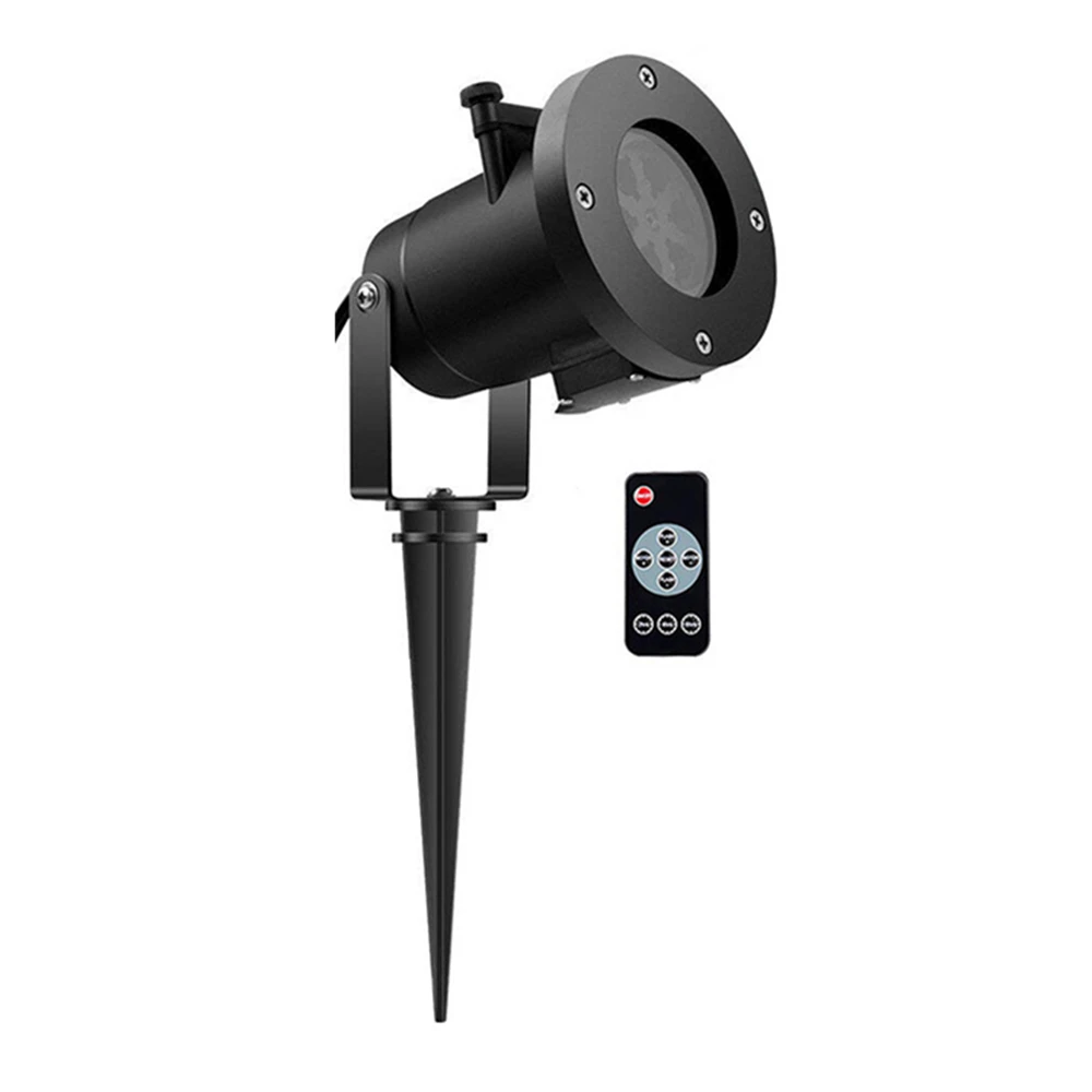 

Halloween Christmas Projector Lights 12 Slides Waterproof IP65 Outdoor Landscape black White Motion LED Projection Lights Party