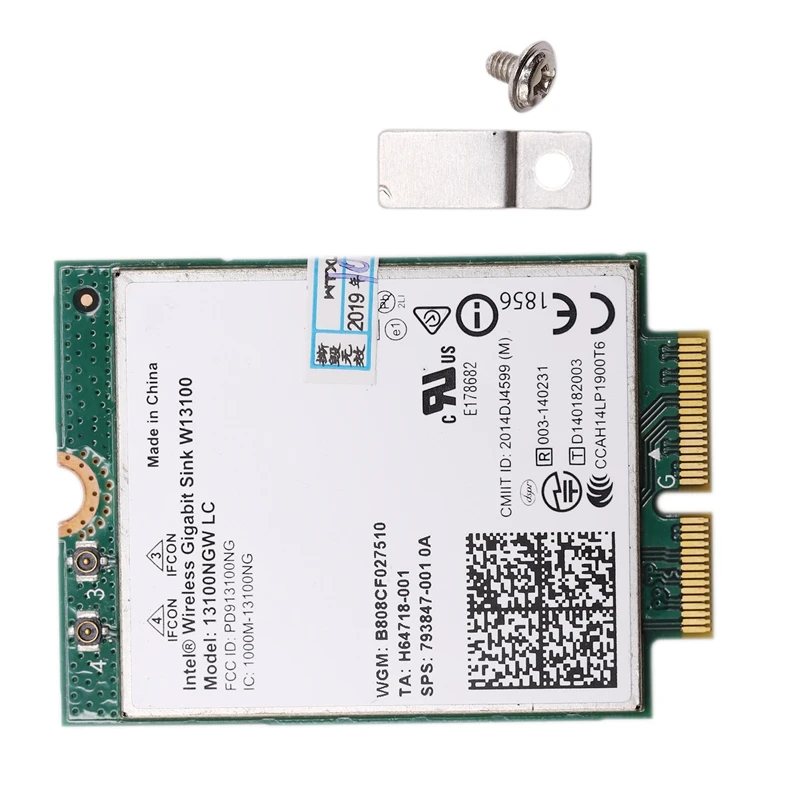 Для Intel беспроводной гигабитный раковина W13100 13100NGW WiGig(802.11Ad) беспроводной док-модуль NGFF M.2 4230 WiFi адаптер+ Bluetooth 4,0