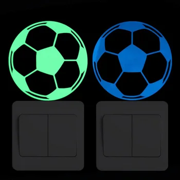 

Football switch stickers luminous wall stickers children's room personalized decorative stickers sports fans bedroom bathroom