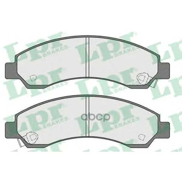 Колодки Тормозные Great Wall Deer/Safe/Safe Suv/Chevrolet Blazer 94- Передние Lpr 05p1568 Lpr арт. 05P1568