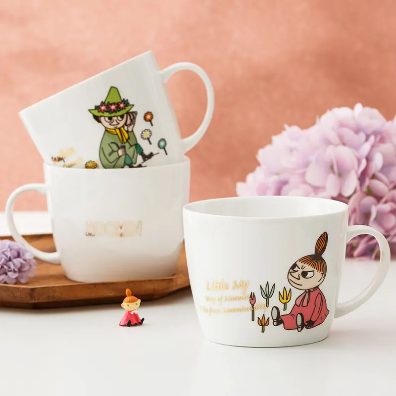 Креативная мультяшная керамическая кружка Moomin кружка домашняя кружка большой емкости керамическая чашка скандинавские милые парные чашки для питья