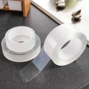 

300*3cm300*5cm Reusable Double-Sided Adhesive Nano Traceless Tape Removable Sticker Washable Adhesive Loop Disks Tie Glue Gadget