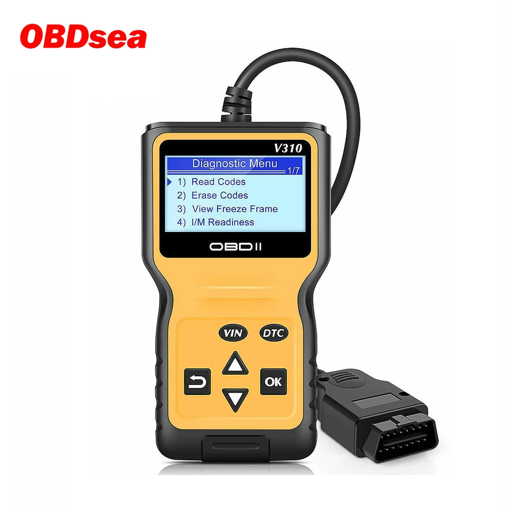 Новинка Viecar V310 полный OBD2 OBDII считыватель кодов сканирующие инструменты OBD 2 EOBD