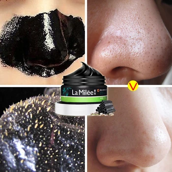 

Black Mask For Face Skin Care Bamboo Charcoal Facial Masks Remove Blackhead Dot Acne Peeling Mask Facial Nose Deep Cleansing