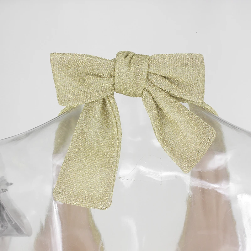 Ohvera, блестящий длинный комбинезон с лямкой на шее для женщин,, открытая спина, Облегающий комбинезон, женский комбинезон, сексуальный, элегантный, Macacao Feminino