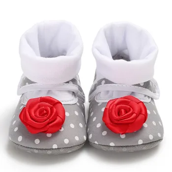 

Cute Multicolor Autumn Winter Baby Boots Cotton Cute Baby Casual Soft Bottom Toddler Boots Cartoon Print Pattern Baby Boots Hot