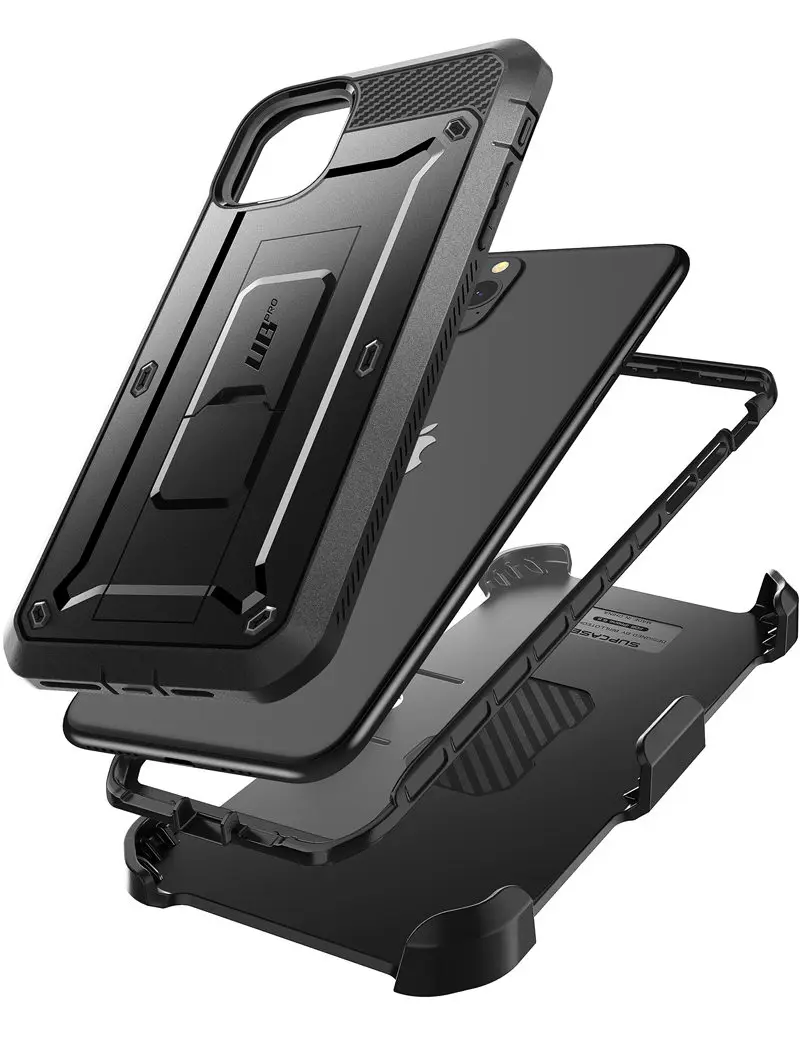 SUP чехол для iPhone 11 Pro Max чехол 6,5 дюймов UB Pro цельная прочная кобура Чехол со встроенной защитной пленкой и подставкой
