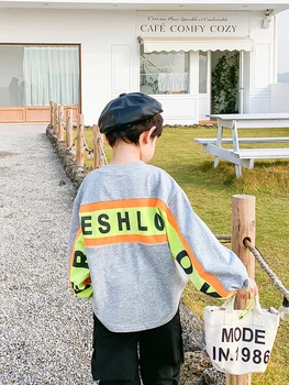 

Boys Spring Models Sweater Tide Children 2020 Korean Version of Spring Boy Baby Blouses Children Autumn Children's Clothing