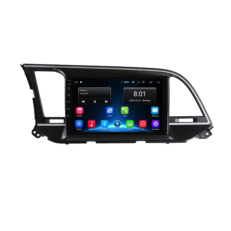 Flash Deal 9" Android 9.1 Car DVD Video Player GPS For HYUNDAI ELANTRA 2016 2017 headunit audio car radio stereo navigation bluetooth wifi 16