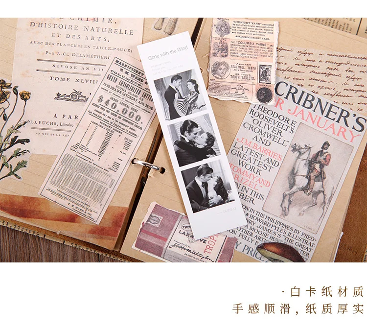 30pcs Classic Film Series Box Bookmark Aesthete Stationery Give A Gift To Someone Who Likes Reading