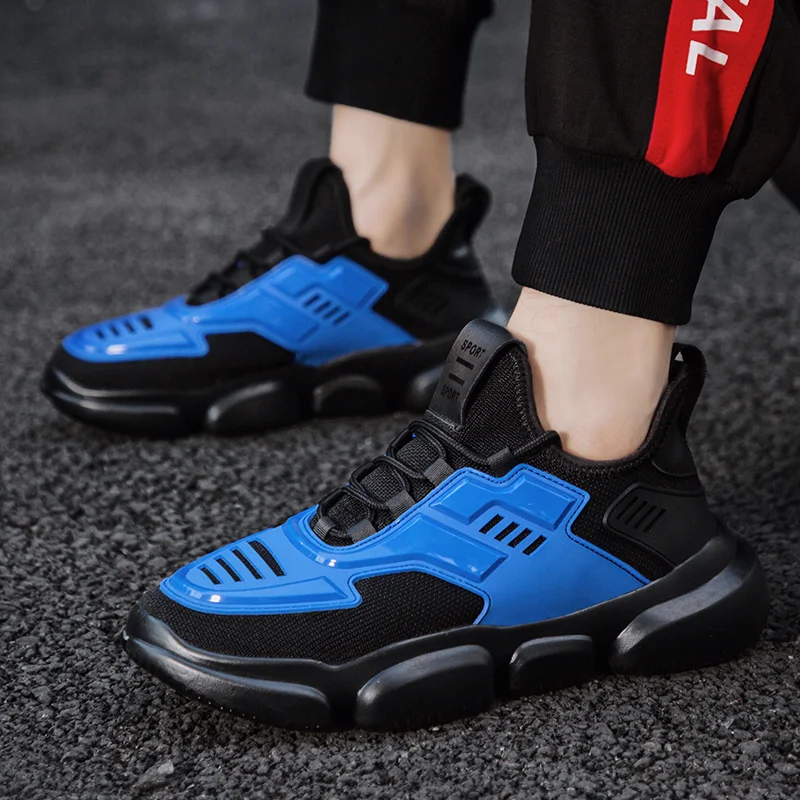 

Thick Sole Platform Sneakers Men Vulcanize Shoes Man Lace Up Chunky Dad Shoes Men Trainers Outdoor Sneakers Men Shoes Adult
