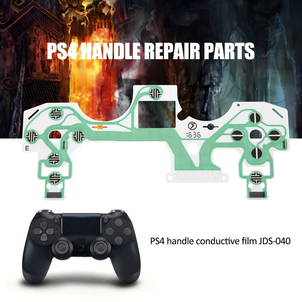 

Conductive Film Controller Keyboard Flex Cable PCB JDS-040 Slim Circuit Board Replacement Buttons for Sony PS4
