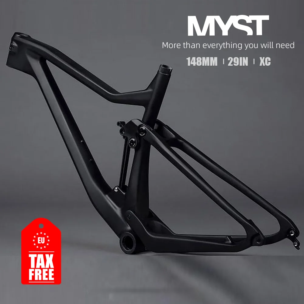 Mountain Bicycle Frame Xc Bike Frames Carbon Mountain Bike Full Suspension  29 Boost Frame Xc Cross Country Trial Frame Rockshox - Bicycle Frame -  AliExpress