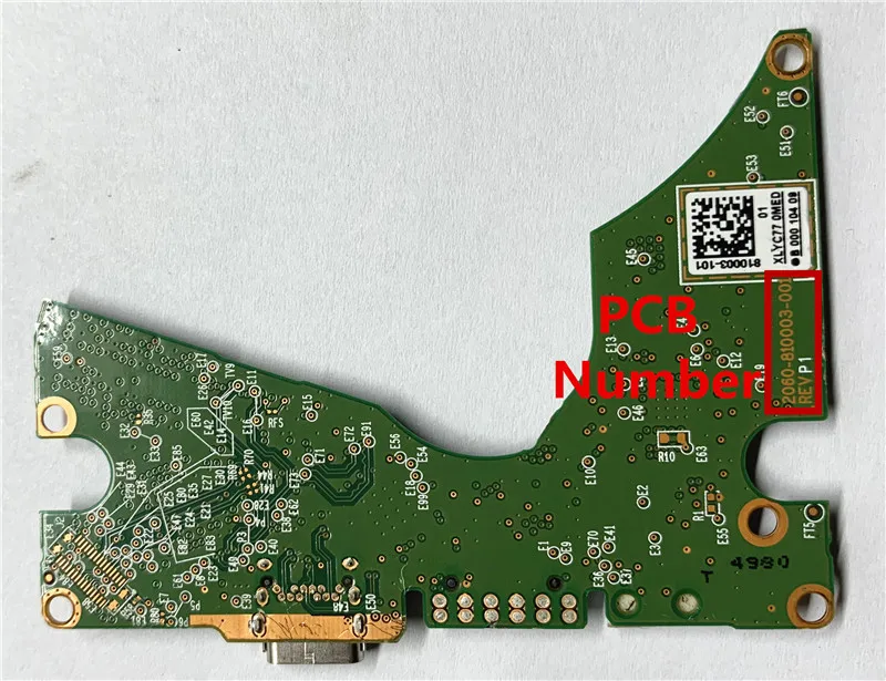 Placa Lógica do Pwb de Wd20sdrm Hdd Que Codifica: 2060810003001 Revp1 Usb 810003101 2060 810003 001 Wd20sdzm - Imagem 2
