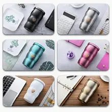 Чувствуйте себя комфортно, даже если царапается 304 двойная нержавеющая сталь материал кружка кофейная чашка белая чашка здоровья Мужская чашка