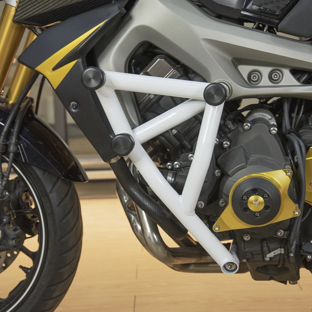 Motorcycle Highway Crash Bar Engine Bumper Guard Stunt Cage Frame Protector For Yamaha MT09 MT-09 2013-2019 Motorcycle Highway Crash Bar Engine Bumper Guard Stunt Cage Frame Protector For Yamaha MT09 MT-09 2013-2019