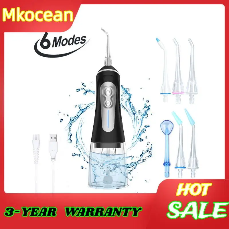 2021 irrigador Oral Dental agua Flosser hilo 320ML de gran capacidad inalámbrico portátil dientes limpiador Dental casa profesional de chorro de agua
