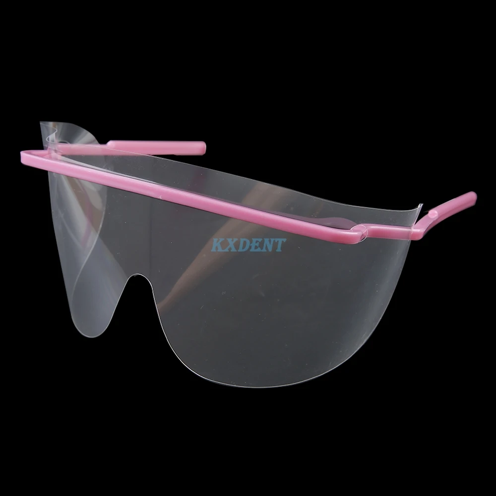 

10sets Dental Face Shield Disposable Glasses Eye Mask Anti-fog Mask Plastic Protective Cover Mask Dentistry Supplies