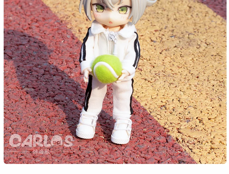 1/12 bjd Puppe Freizeit kleidung Kleidung rosa weide gelbe Farbe Mode Puppe Sportswear Accessoires für ob11,gsc,body9 obitsu 11 Puppen – Detail 12