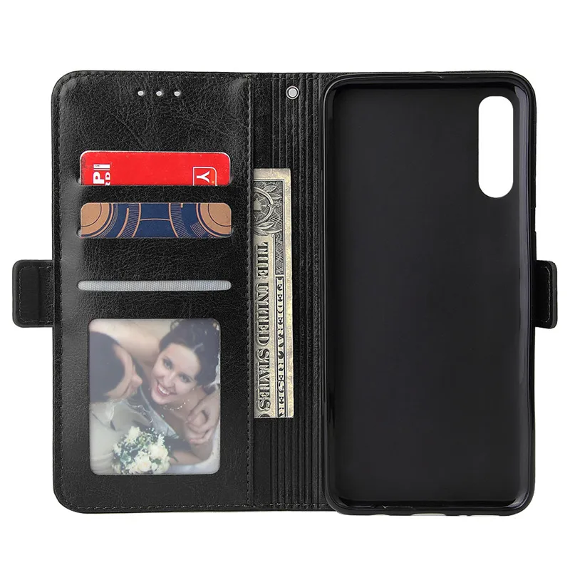 Кожаный чехол для Coque samsung Galaxy A30s чехол для samsung A30S A30 S A 30s чехлы классический кошелек на молнии чехол для телефона s