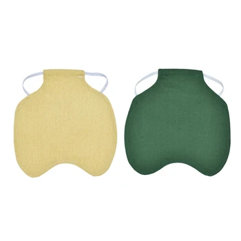 

2 Pcs Single Strap Chicken Apron/Saddle, Feather Fix Protector for Poultry - Standard Size, Khaki & Green