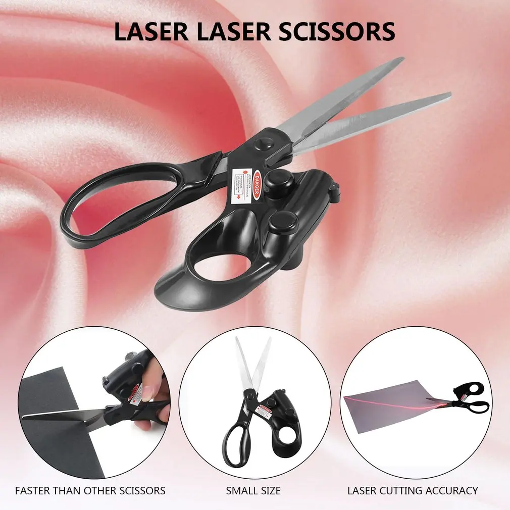 Tijeras gráficas láser profesionales para el hogar, regalos de envoltura, corte de tela, tijera rápida recta, Popular, novedad de 2019