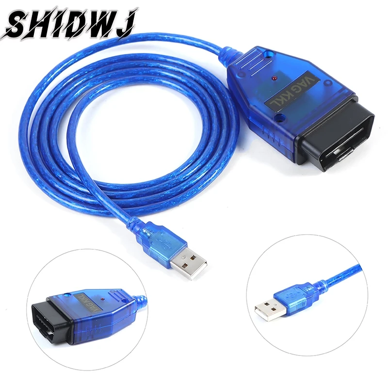 New Car Products VAG-COM 409 Com Vag 409.1 Kkl USB Diagnostic Cable Scanner Interface Repair Tools