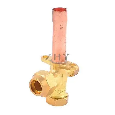 

114mm Inlet Tri Way Straight Flare Tube Split Valve for Air Conditioner