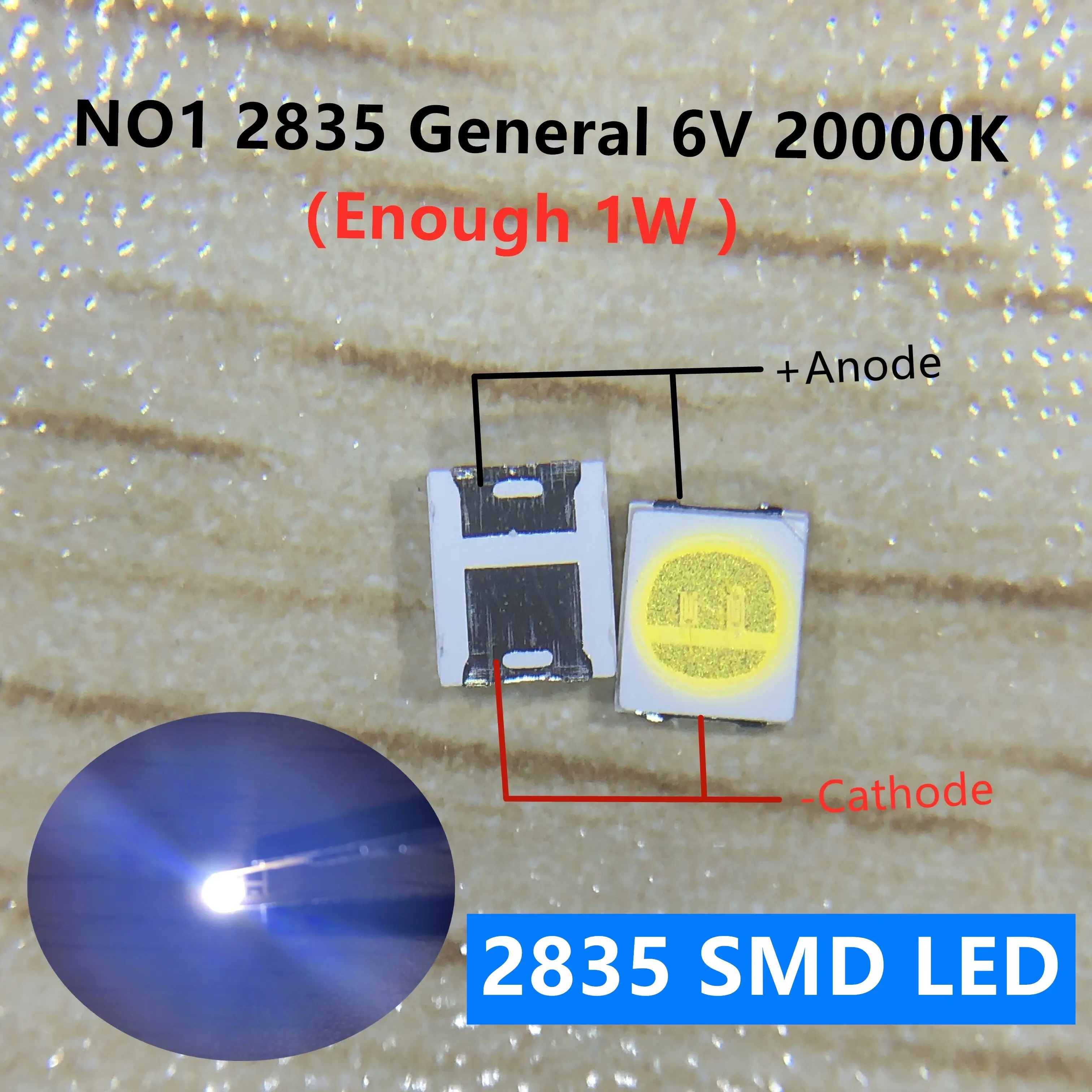 Led Light Kit 50PCS/100Pcs For LG led tv backlight 2835 3030 3535 3V 6V 1W 3W for lcd tv repair