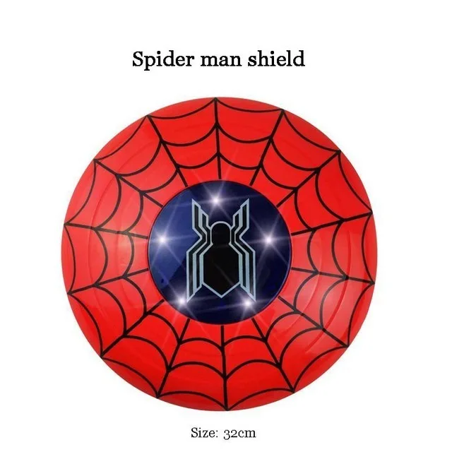 Kids Boy Spiderman Costume Cosplay Suit Kids Toy Spider-man  Glove,transmitter,shield