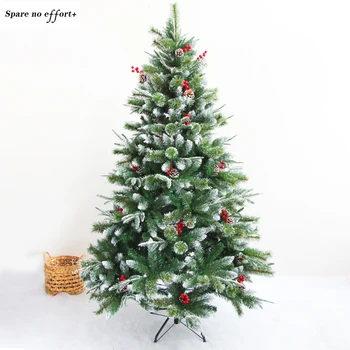 

New Year Christmas Tree With Snow Christmas Tree Decorations Merry Christmas Festival Tree DIY Self-installation For Xmas Gift