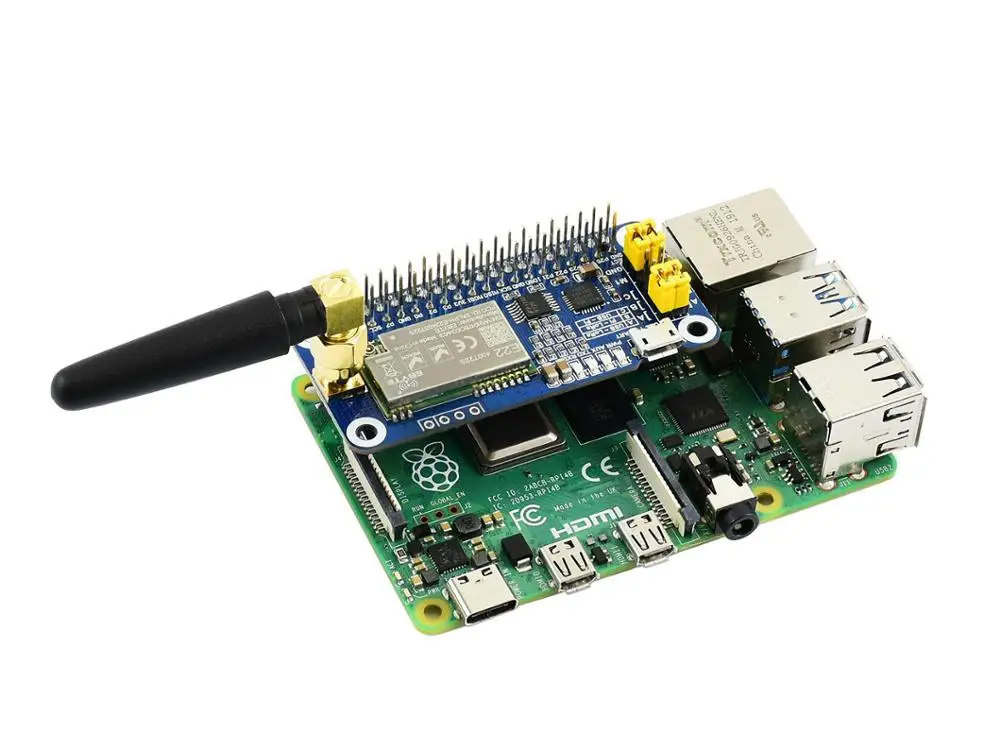Faixa de Freqüência Adequado para Controle Coleta de Dados Baseado em Sx1268 Lora Cobre Mhz Industrial Casa Inteligente Sx1268 433 m Hat - Imagem 5