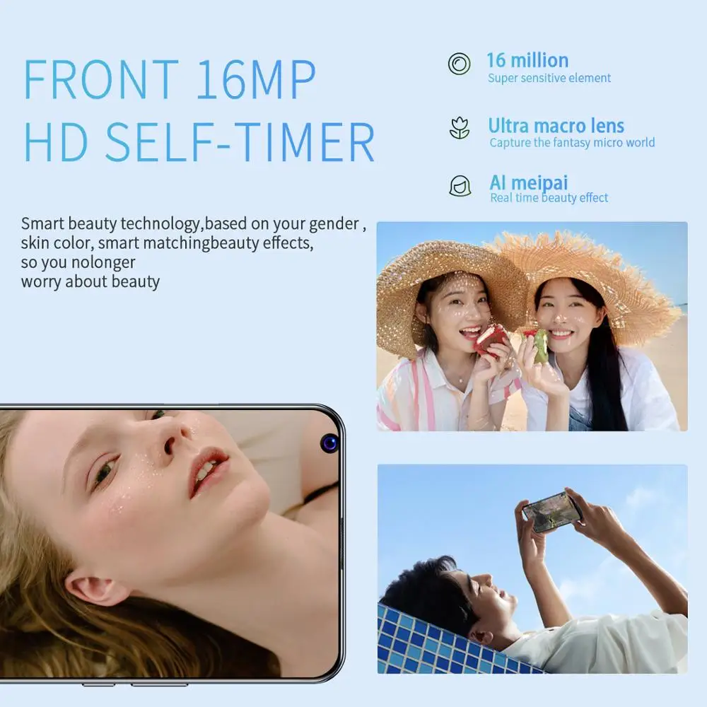 New P48 Pro Mobile Phone Android 9.1 OS 5G