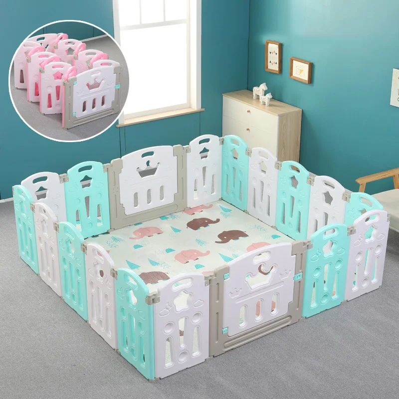 Children's Playpens Indoor Baby Toddler Safety Play Fence Environmental Protection Crawling Mat Outdoor Playground
