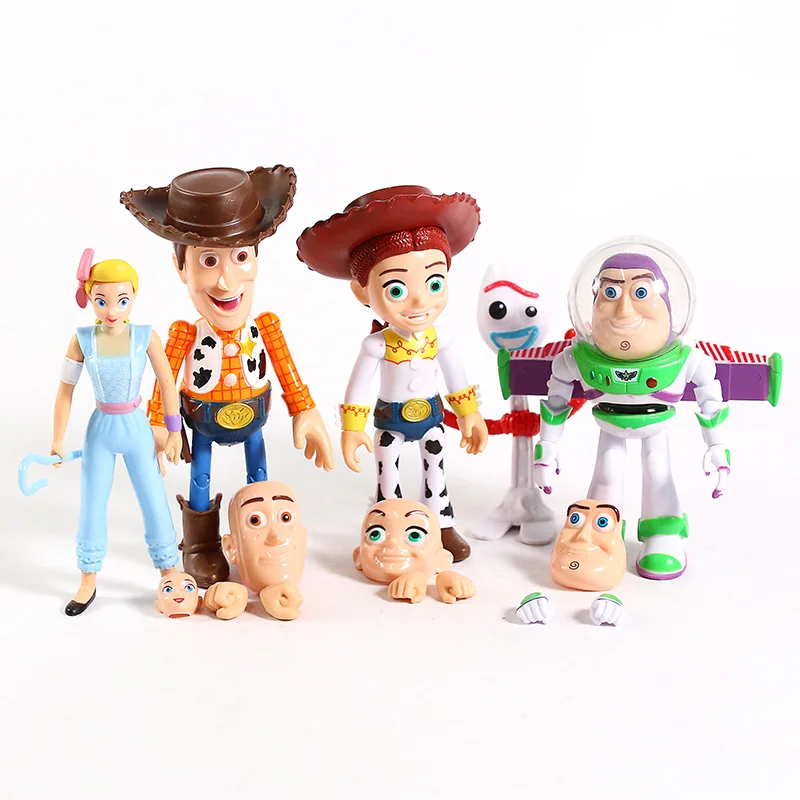 «История игрушек», «4»: Вуди, Базз И Джесси BoPeep Forky ПВХ статуэтки экшн коллекционные игрушки куклы 5 шт./компл