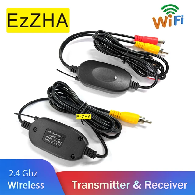 EzZHA-Caméra de recul de voiture, kit de câblage sans fil WiFi