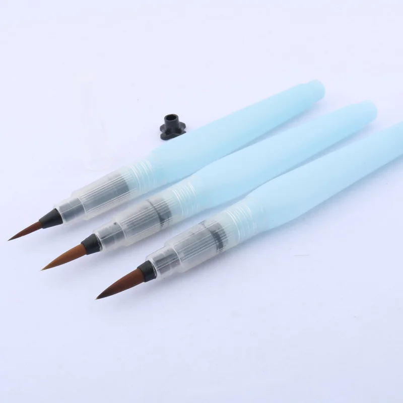 Paint Brush Water Color Brush Pencil Soft Watercolor dip Pen painting brushes For Beginner Painting Drawing Art Supplies 1set