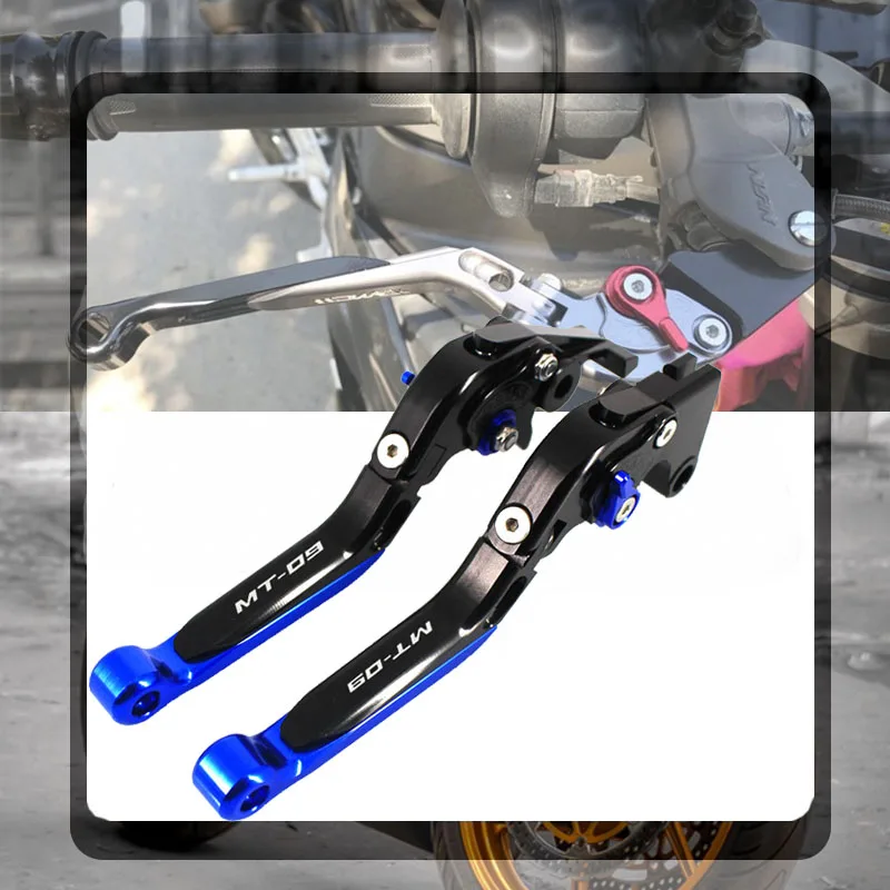 

For YAMAHA MT-09 MT 09 MT09 FZ-09 FZ09 2014 2015 2016 2017 2018 2019 Motorcycle Folding Extendable Brake Clutch Levers LOGO