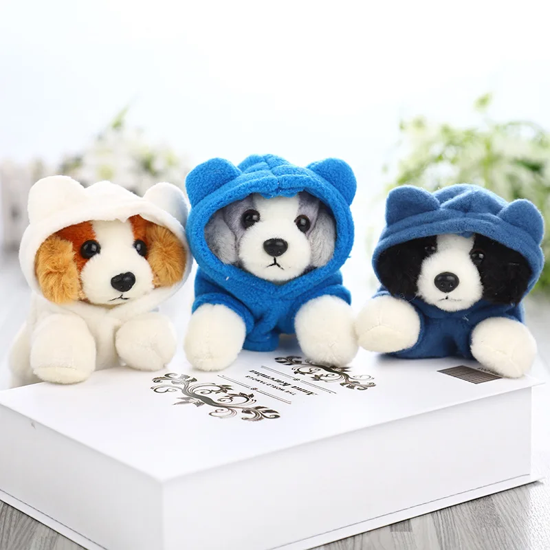 

new fashion 15cm plush Cartoon cute creative lying puppy soft Toy good quality baby Soothing doll couple birthday christmas gift