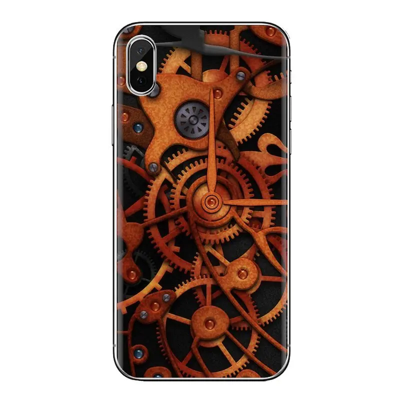 Забавные часы с циферблатом дизайнерский чехол из ТПУ для Xiaomi Mi3 Samsung A10 A30 A40 A50 A60 A70