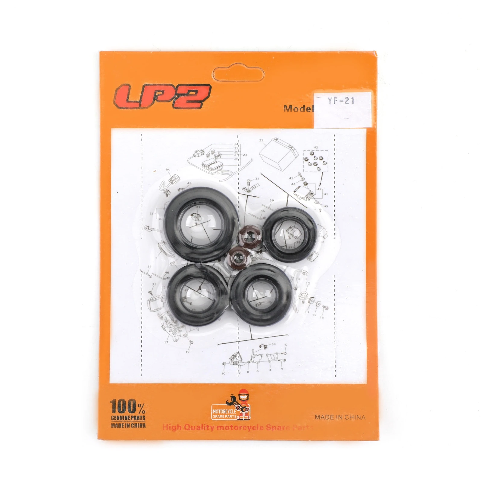 Artudatech Engine Oil Seal Kit Set 6pcs Seals for Honda TL 125 XL 100