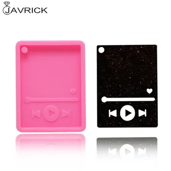 

Handmade Music MP3 Keychain Silicone Mold Musical Lovers MP3 Player Pendant Polymer Clay Epoxy Resin Jewelry Making Tool