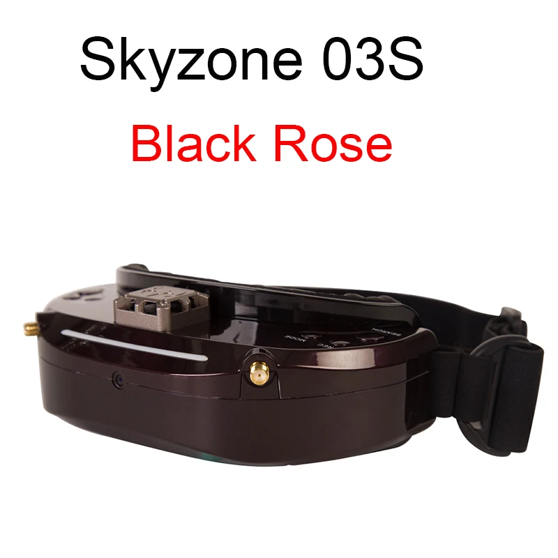 Skyzone SKY03 SKY03O O светодиодный SKY03S 03O 03 S 5,8 ГГц 48CH разнообразие FPV очки поддержка OSD DVR HDMI с головой трекера вентилятор светодиодный для RC - Цвет: SKY03S Black Rose