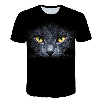 

BIAOLUN New Cool T-shirt Men/Women 3d Tshirt Print two cat Short Sleeve Summer Tops Tees T shirt Male S-6XL