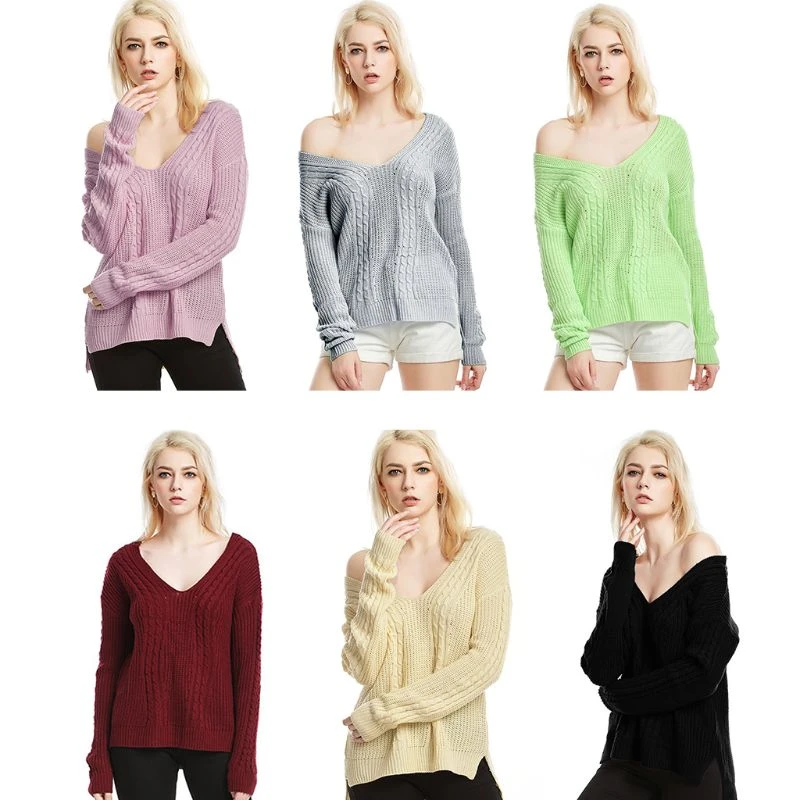 criss cross back sweater