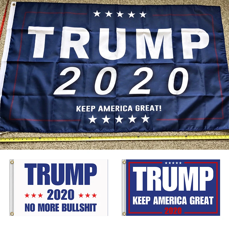 Keep America Great Durable Trump Banner Wall Art Trump Flag Trump Flag Polyester 3* 5ft Outdoor Living Garlands