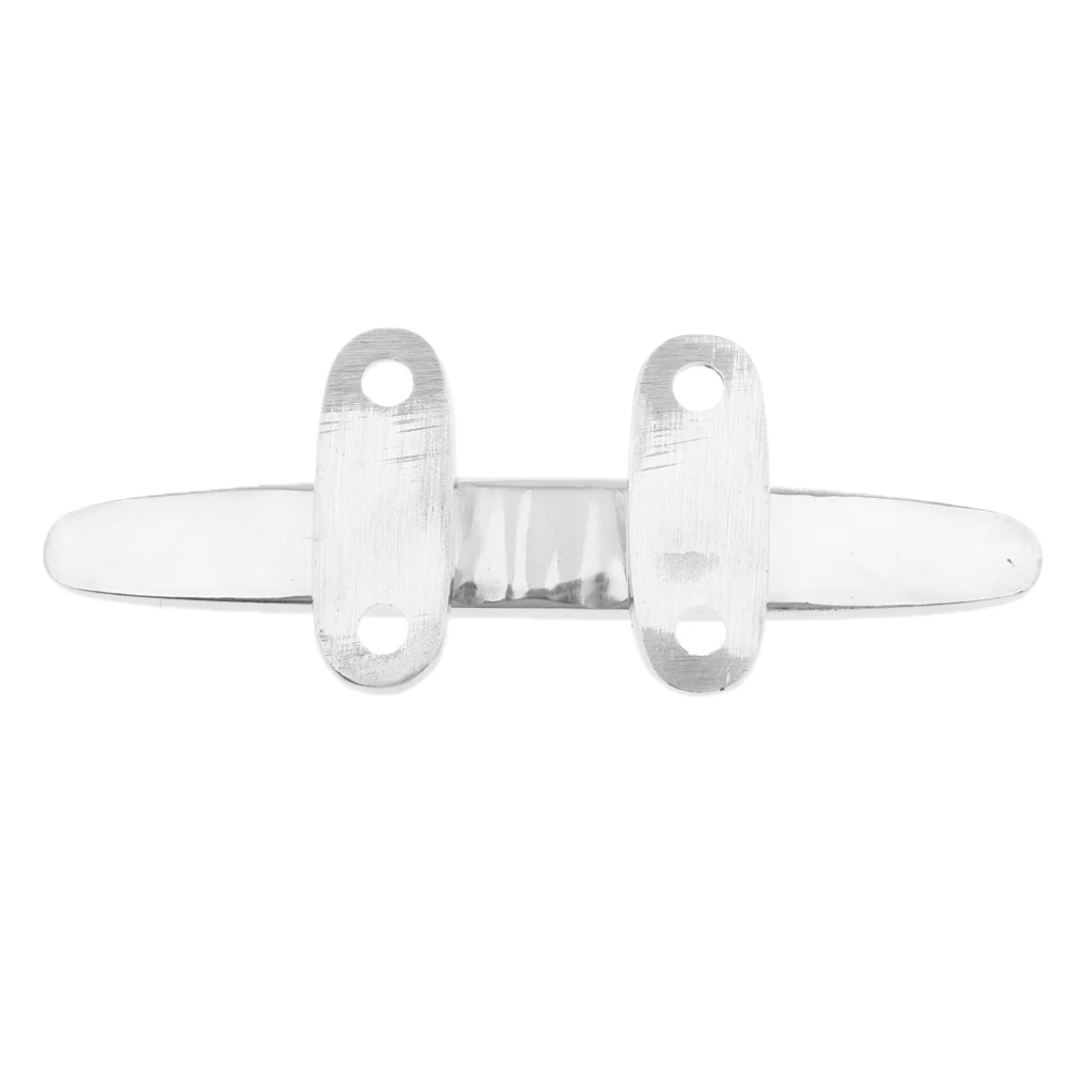 Stainless Steel 316 Boat Dock Deck Marine Yacht Line Rope Cleat 4 Inch
