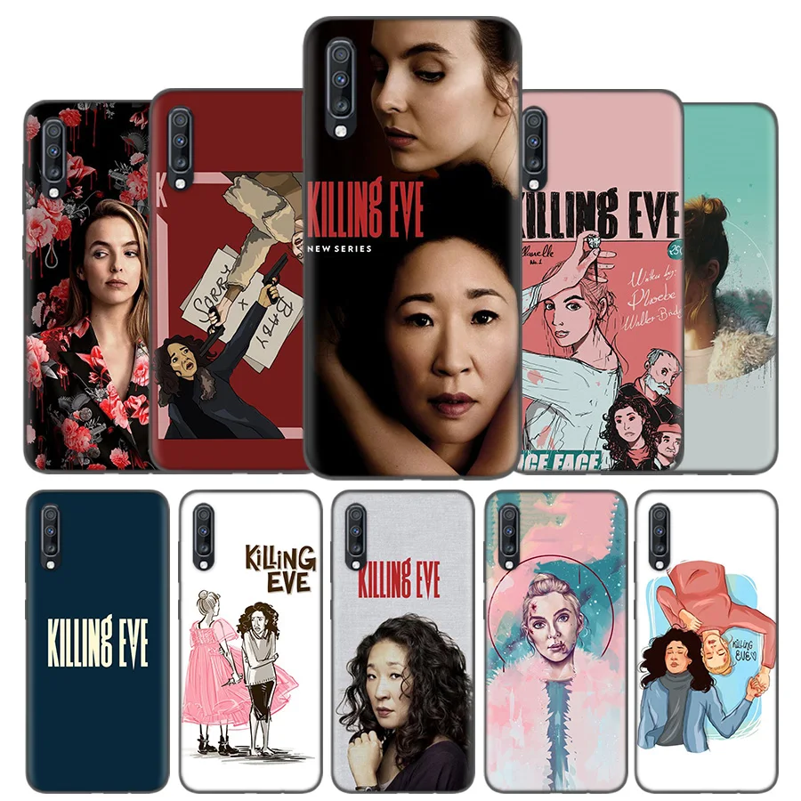 

Silicone Case Cover For Samsung Galaxy A50 A80 A70 A40 A30 A20 A20e A10 A9 A8 A7 A6 Plus 2018 Note 10 9 8 Killing Eve Shell Capa